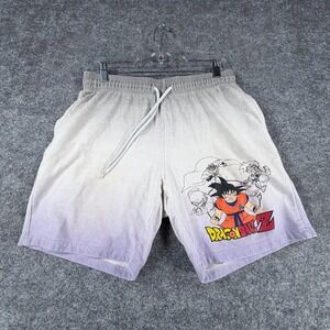Dragon Ball Z Sweat Shorts Mens Medium Multi Lined‎ Goku Piccolo Gohan Graphic